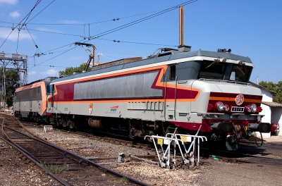 The CC6570 at Avignon depot after this nice tour between Avignon and Miramas.