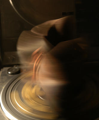 Playing with phonograph