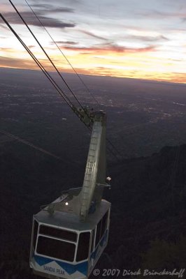 Sandia Peak Tram - The Way Down