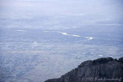 Balloon Fiesta Park from Sandia Peak