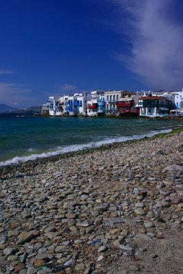 Fabulous beach of Mykonos Island