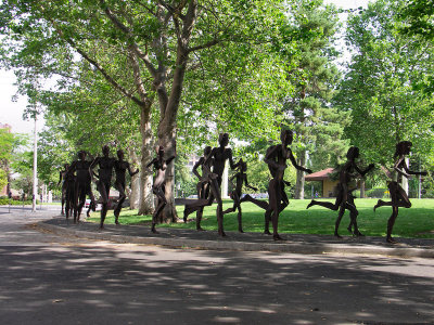 Metal Statues in Riverfront Park, Spokane Wa.  PW.JPG