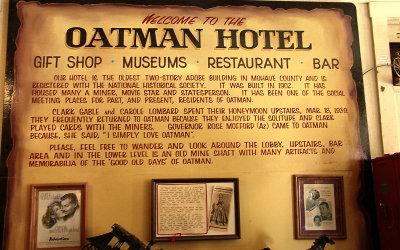 Oatman Hotel, Oatman, Az.2   Phyllis.JPG
