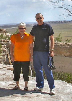 Phyl & Slim at Petrified Forest.JPG