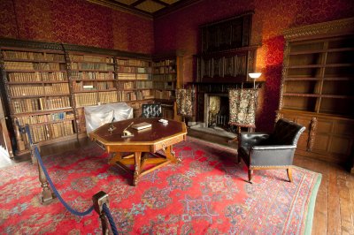 Chirk Castle - the library