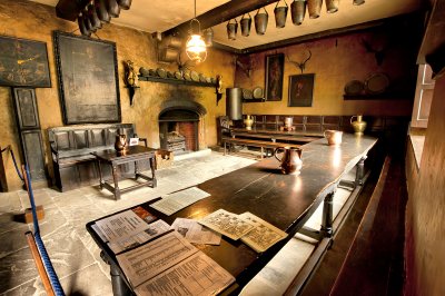 Chirk Castle - the beer hall