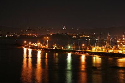 Dock at night