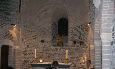 mass in the Basilican Church of the Holy Blood, 12th century, Bruges