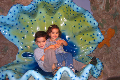 Baba and Titi at Monterey Aquarium