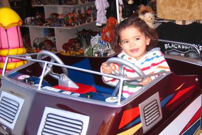 Titi having fun on Monterey Pier