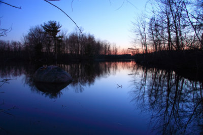 Pond in Methuen Massachusetts