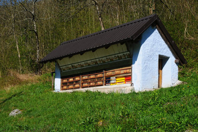 Slovenski cebelnjak - Slovenian apiary