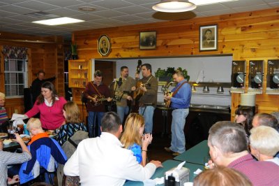 The fun evening  began with some great music by the  Last Road  Band.  Dave, Brian Benji and Mike