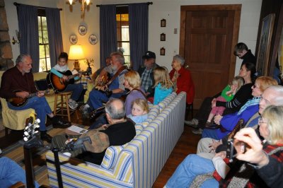 The bluegrass was performed by young folks and seasoned  musicians, as well.