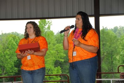 More door prizes and introduction of The Mountain Angels