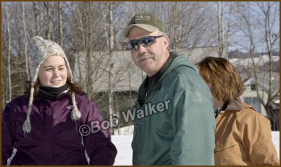 Doug Browning Long Time Sled Dog Racer With His Daughter