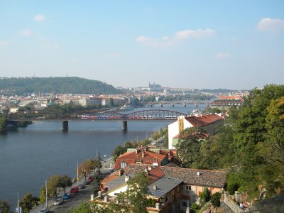View of Prague from Vysehrad...