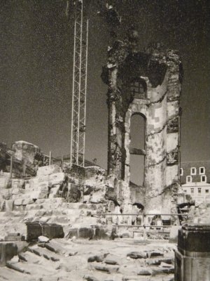 Ruins after the bombing 1945...