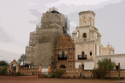 Restoration of San Xavier del Bac Mission
