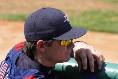 Relaxing in the Dugout