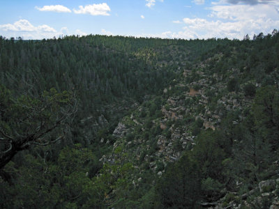 Walnut Canyon overlook