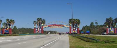 Entrance to Disneyworld