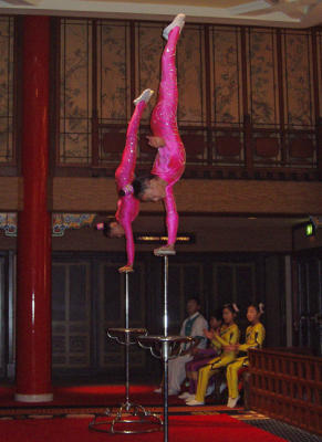 Chinese child acrobats