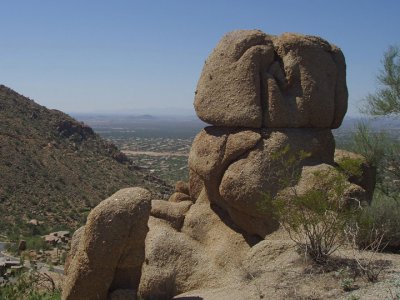 Weathered granite or alien posing as weathered granite