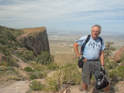 An avid AZ hiker takes in the panoramic views