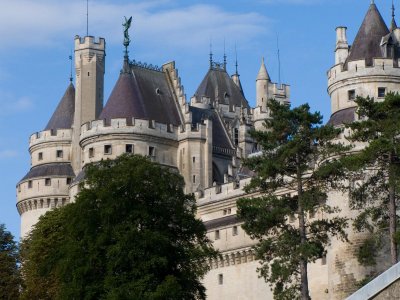 Le chateau de Pierrefonds, Oise