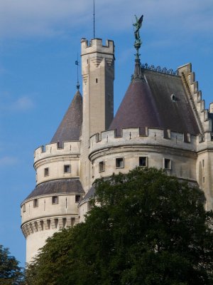 Le chateau de Pierrefonds, Oise