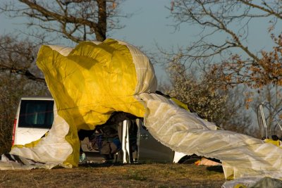 cours de domptage de voile