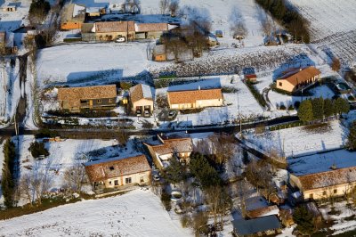 Le Lauragais sous la neige