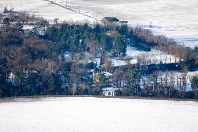 Le Lauragais sous la neige