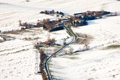 Le Lauragais sous la neige