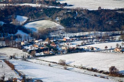 Le Lauragais sous la neige