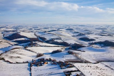 Le Lauragais sous la neige