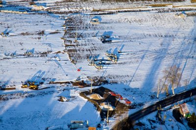 Le Lauragais sous la neige