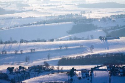 Le Lauragais sous la neige