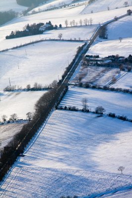 Le Lauragais sous la neige