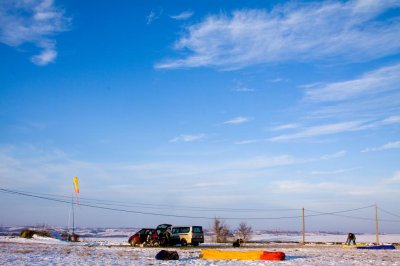 Le Lauragais sous la neige