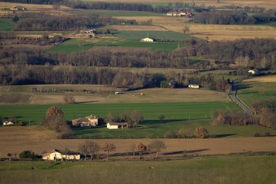 Le terrain avec PM en approche