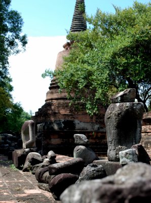 The ruins of Wat Rachaburana