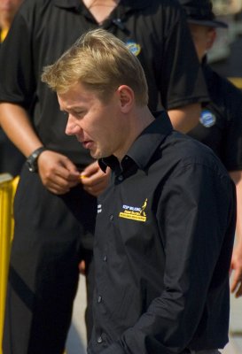 Mika Hakkinen in Singapore