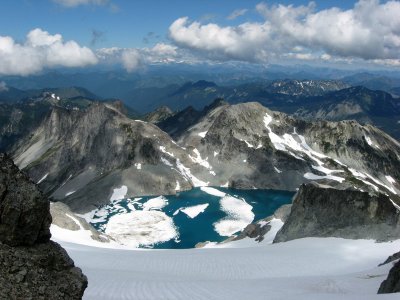 View Down Lynch Glacier