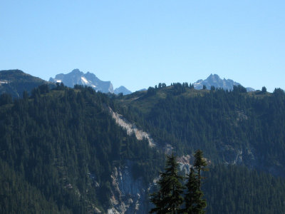 Towards Spickard/Redoubt From Hannegan Pass