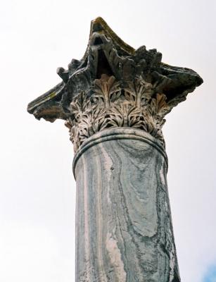 rose marble column