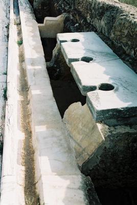 latrines at Sabrata