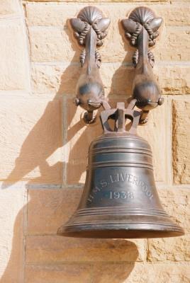 the bell of the HMS Liverpool