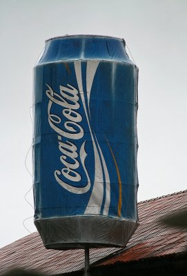 Blue Coke Can